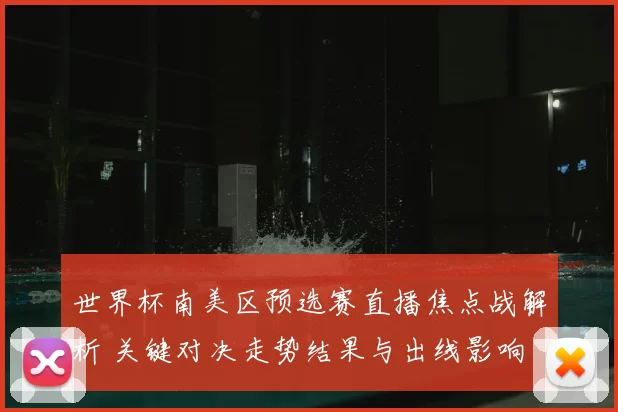 世界杯南美区预选赛直播焦点战解析 关键对决走势结果与出线影响